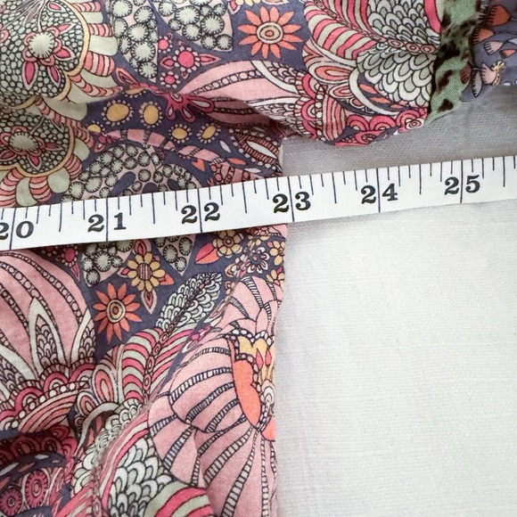 Ivy Jane Top MEDIUM Blushing Color Boho Floral Paisley Cottage Core USA - Picture 7 of 10